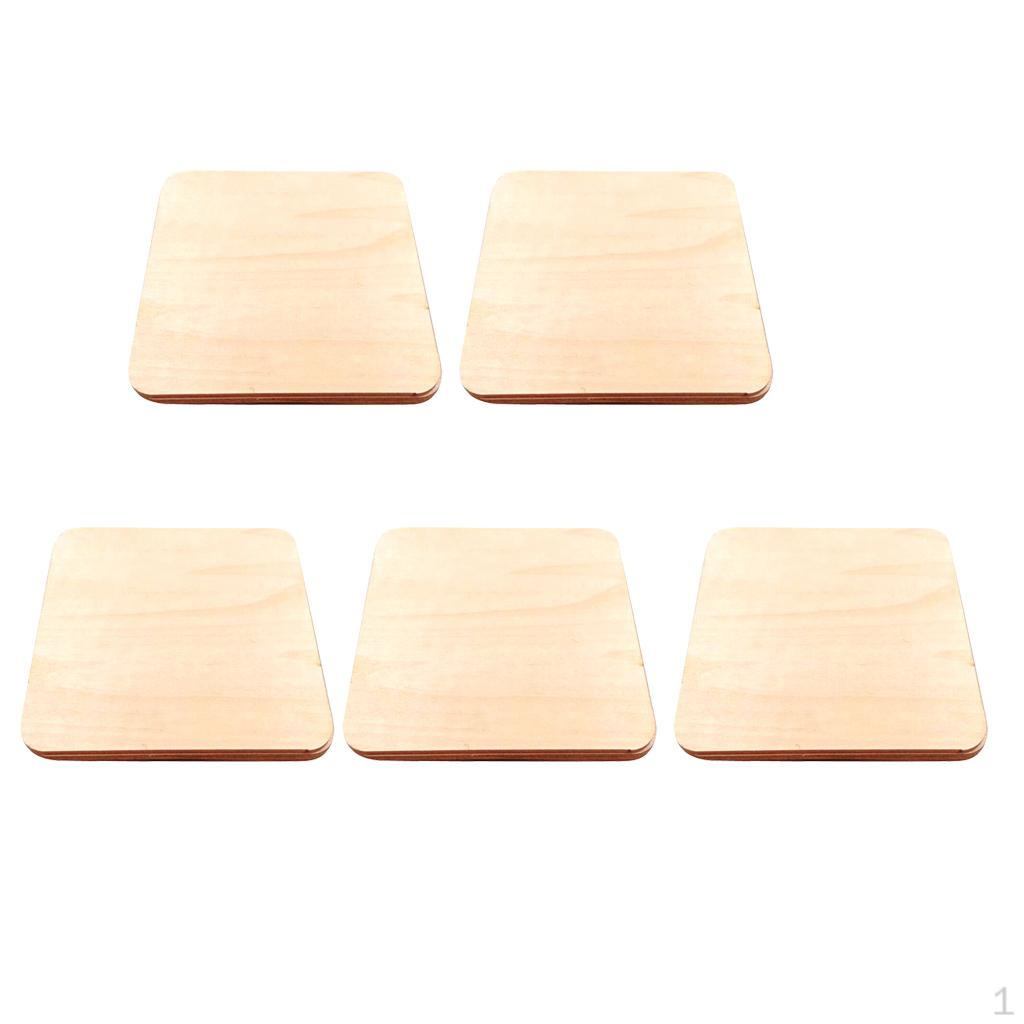 5Pcs Unfinished Wood Pieces Wooden Squares Cutout Tiles 5.5x5.5
5Pcs Unfinished Wood Pieces Wooden Squares Cutout Tiles 5.5x5.5
