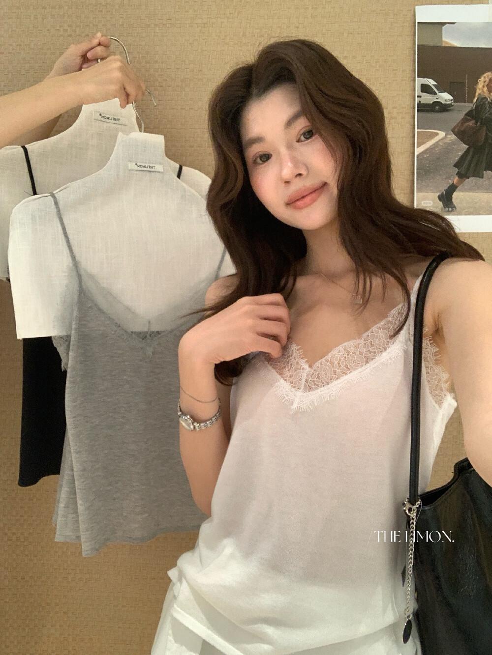 Lemon Green Tea Korean Lace Trim Knit Camisole Vest - Summer Edition One Size чёрный
Lemon Green Tea Korean Lace Trim Knit Camisole Vest - Summer Edition One Size чёрный