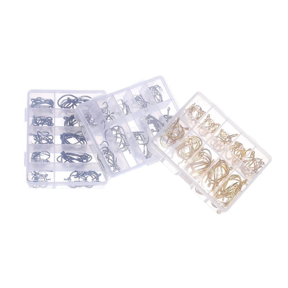 100Pcs 1 Box New 3# - 12# 10 Sizes Durable Head Fish Bait Fishing Hooks Fishook золотий
100Pcs 1 Box New 3# - 12# 10 Sizes Durable Head Fish Bait Fishing Hooks Fishook золотий