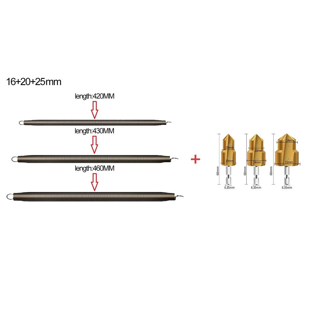 Manual Pipe Threader Set with 3PCS Spring Bender for PVC and PPR Pipes
Manual Pipe Threader Set with 3PCS Spring Bender for PVC and PPR Pipes