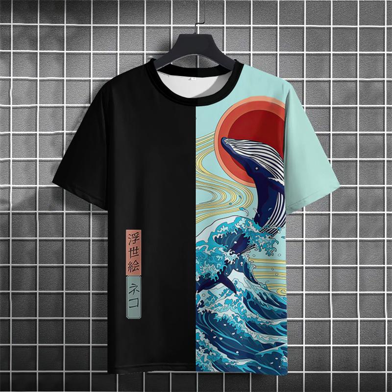 Ukiyo-E Animal Pattern T Shirt For Men Retro 3D Printed Tees Summer Casual Short Sleeve Round Neck Tops Oversized T-Shirts S
Ukiyo-E Animal Pattern T Shirt For Men Retro 3D Printed Tees Summer Casual Short Sleeve Round Neck Tops Oversized T-Shirts S