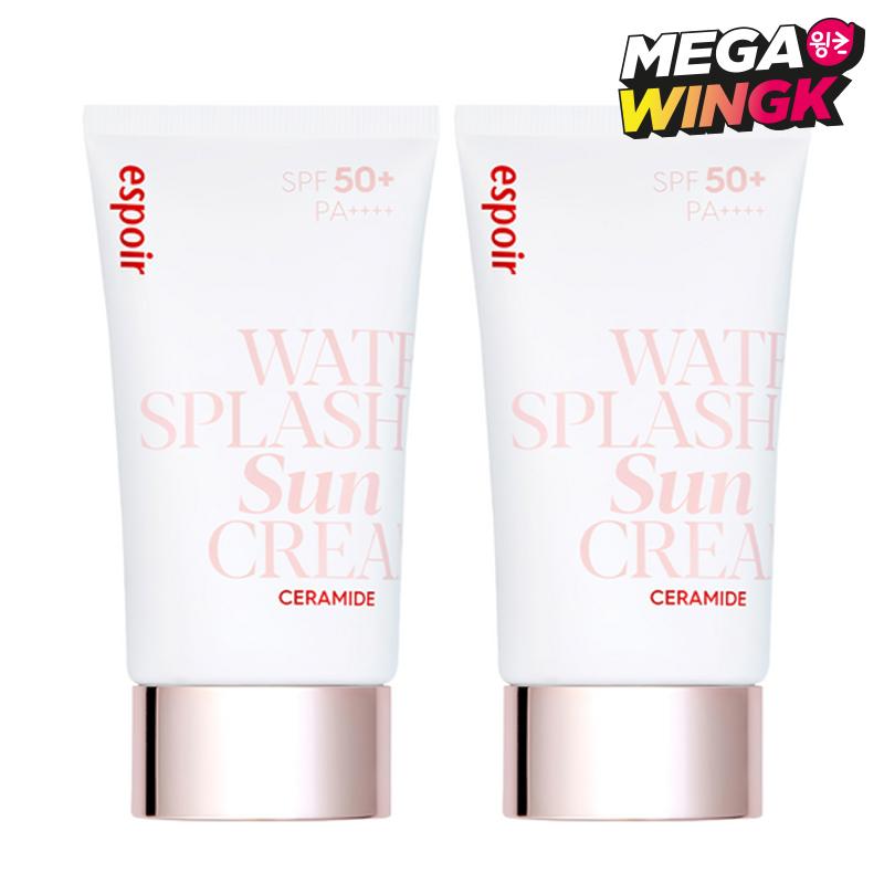 espoir Water Splash Ceramide Sun Cream SPF50+ PA++++ 60ml x 2 K-Beauty
espoir Water Splash Ceramide Sun Cream SPF50+ PA++++ 60ml x 2 K-Beauty