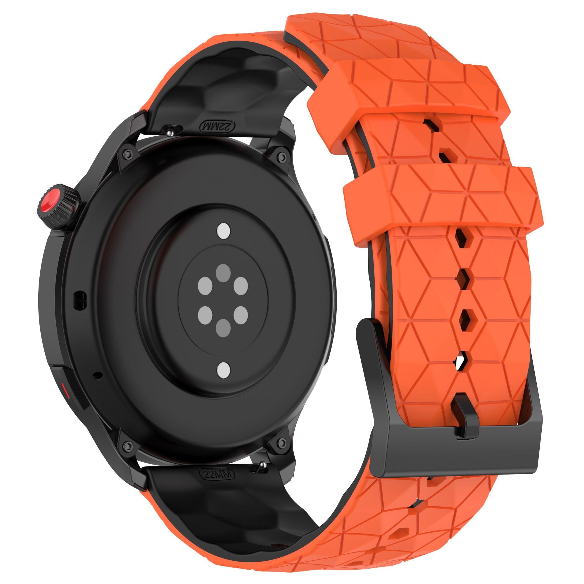 Silicone Watch Bands for Garmin Move Trend,20mm Dual Color Football Pattern Sports Strap Orange/Black
Silicone Watch Bands for Garmin Move Trend,20mm Dual Color Football Pattern Sports Strap Orange/Black
