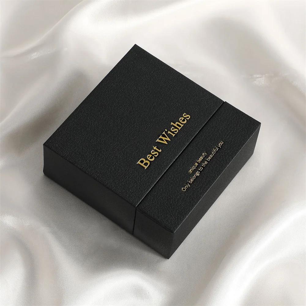 Thick Paper Drawer Jewelry Packaging Box With Sponge Inside Ring Necklace Bracelets Earring Storage Letter Pattern Gift Case чёрный
Thick Paper Drawer Jewelry Packaging Box With Sponge Inside Ring Necklace Bracelets Earring Storage Letter Pattern Gift Case чёрный