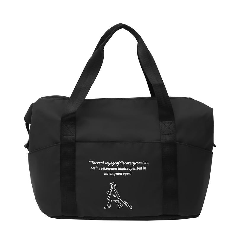 Business trip expandable large-capacity hand luggage travel bag dry and wet separation sports fitness bag can be set with tie rod чорний
Business trip expandable large-capacity hand luggage travel bag dry and wet separation sports fitness bag can be set with tie rod чорний