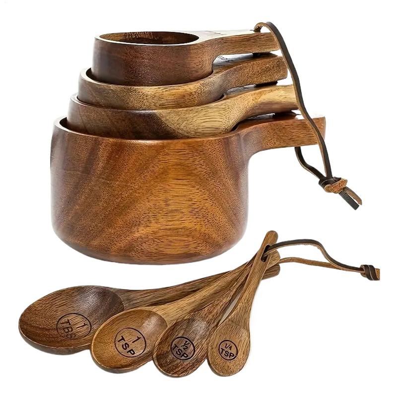 Multi-Purpose Wooden Measuring Cup And Spoon Household Kitchen Tool Set Farmhouse Wooden Coffee Scoop Baking Tools
Multi-Purpose Wooden Measuring Cup And Spoon Household Kitchen Tool Set Farmhouse Wooden Coffee Scoop Baking Tools
