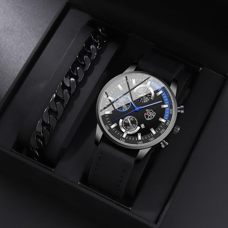 2PCS Set DEYROS Luxury Men s Watches Fashion Men s Leather Strap Calendar Watches Business Men s Watches Men s Gifts
2PCS Set DEYROS Luxury Men s Watches Fashion Men s Leather Strap Calendar Watches Business Men s Watches Men s Gifts
