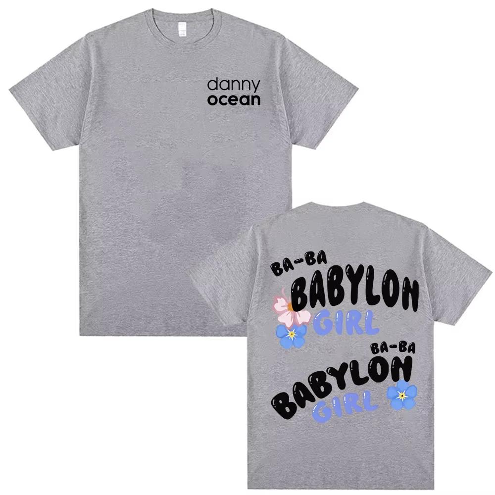 Rapper Danny Ocean Babyloh Girl T Shirt Unisex Women Casual pure Cotton High Quality Tee Vintage Style Short Sleeved top Streetwear 4XL
Rapper Danny Ocean Babyloh Girl T Shirt Unisex Women Casual pure Cotton High Quality Tee Vintage Style Short Sleeved top Streetwear 4XL