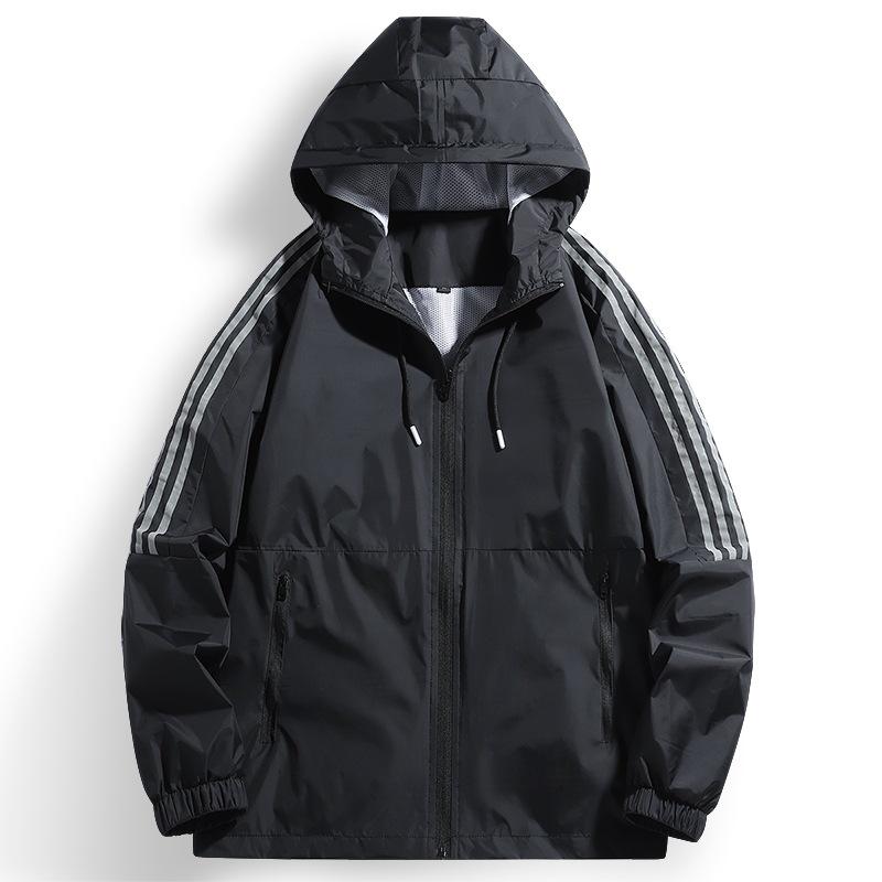 Мужская универсальная нейлоновая ветровка с капюшоном: Легкая повседневная куртка для активного отдыха 5XL чёрный
Мужская универсальная нейлоновая ветровка с капюшоном: Легкая повседневная куртка для активного отдыха 5XL чёрный