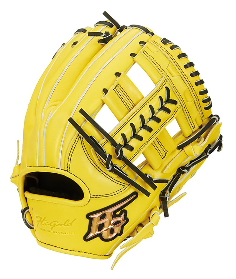 HI-GOLD Kojiki OKG-7105 SR Lemon Yellow LH Standard Soft Baseball Glove, Right-Handed Throw, Suitable for Third Base and All Positions
HI-GOLD Kojiki OKG-7105 SR Lemon Yellow LH Standard Soft Baseball Glove, Right-Handed Throw, Suitable for Third Base and All Positions