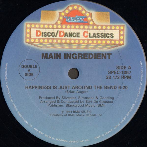 12inch Record MAIN INGREDIENT / BEAUTIFUL BEND - Happiness Is Just Around The Bend / SPEC1357 Unidisc 1987 Canada Soul/Funk Used
12inch Record MAIN INGREDIENT / BEAUTIFUL BEND - Happiness Is Just Around The Bend / SPEC1357 Unidisc 1987 Canada Soul/Funk Used