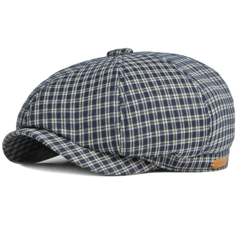 HT4028 Berets New Spring Summer Hat Beret Caps for Men Women Breathable Plaid Octagonal Cap Male Female Retro Artist Beret Hat M 56-58cm темно-синього кольору
HT4028 Berets New Spring Summer Hat Beret Caps for Men Women Breathable Plaid Octagonal Cap Male Female Retro Artist Beret Hat M 56-58cm темно-синього кольору