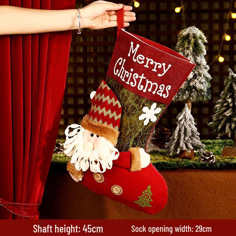 Santa Claus Christmas Stocking Gift Bag
Santa Claus Christmas Stocking Gift Bag