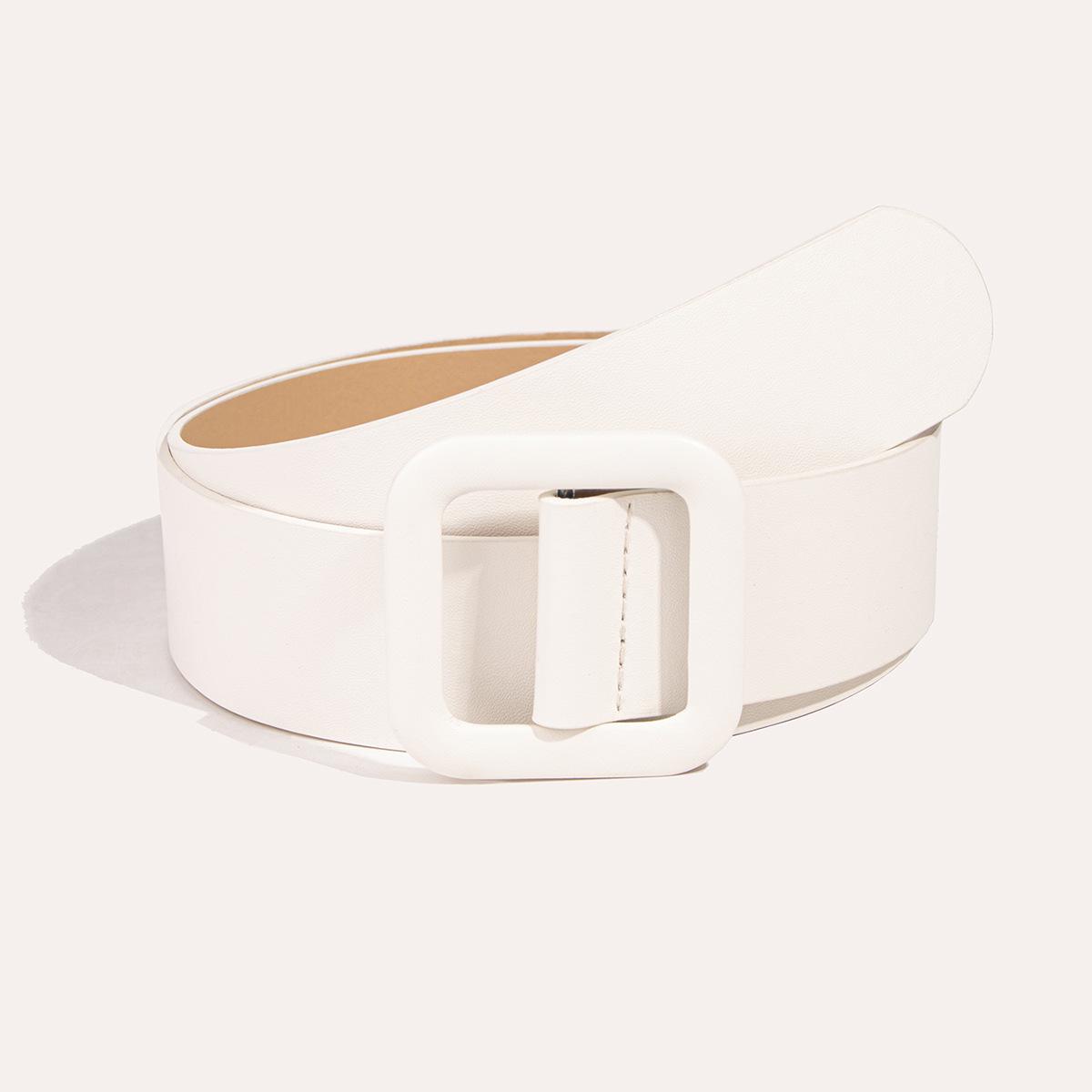 Женский универсальный широкий ремень с простой антиаллергенной пряжкой 100 cm слоновая кость
Женский универсальный широкий ремень с простой антиаллергенной пряжкой 100 cm слоновая кость