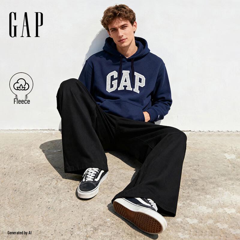 Толстовка с капюшоном из флиса с логотипом GAP Unisex XL
Толстовка с капюшоном из флиса с логотипом GAP Unisex XL