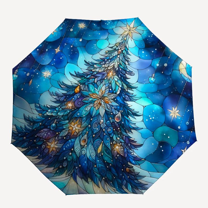 1pc Christmas Tree Winter Scene Automatic Folding Umbrella, Lightweight Retractable Compact Travel Umbrella, 8-Rib Sturdy Frame159
1pc Christmas Tree Winter Scene Automatic Folding Umbrella, Lightweight Retractable Compact Travel Umbrella, 8-Rib Sturdy Frame159