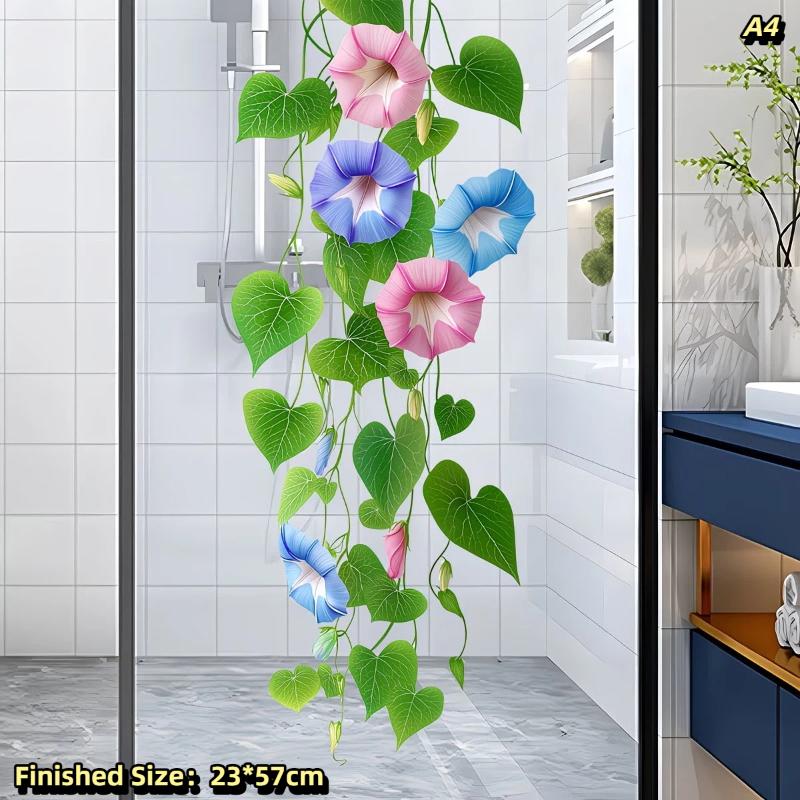Green Plant Glass Sticker,Flowers Bathroom Shower Room Privacy Decoration Removable Self-Adhesive Wall Decal Home Decor A4
Green Plant Glass Sticker,Flowers Bathroom Shower Room Privacy Decoration Removable Self-Adhesive Wall Decal Home Decor A4