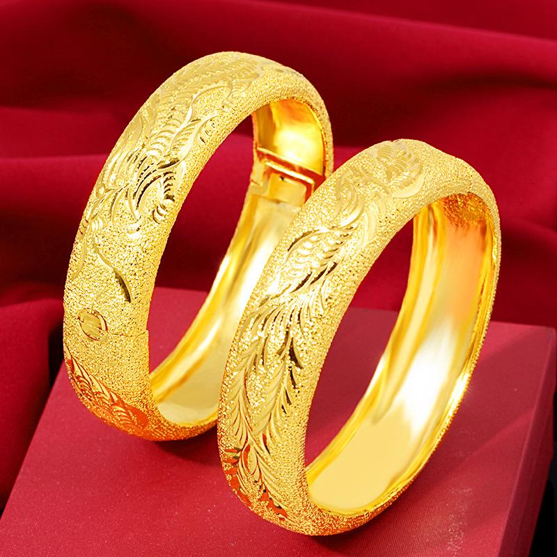 24-каратный позолоченный двойной 15-метровый браслет Happy Dragon Phoenix Женская свадебная помолвка Подарок высокого ювелирного искусства
24-каратный позолоченный двойной 15-метровый браслет Happy Dragon Phoenix Женская свадебная помолвка Подарок высокого ювелирного искусства
