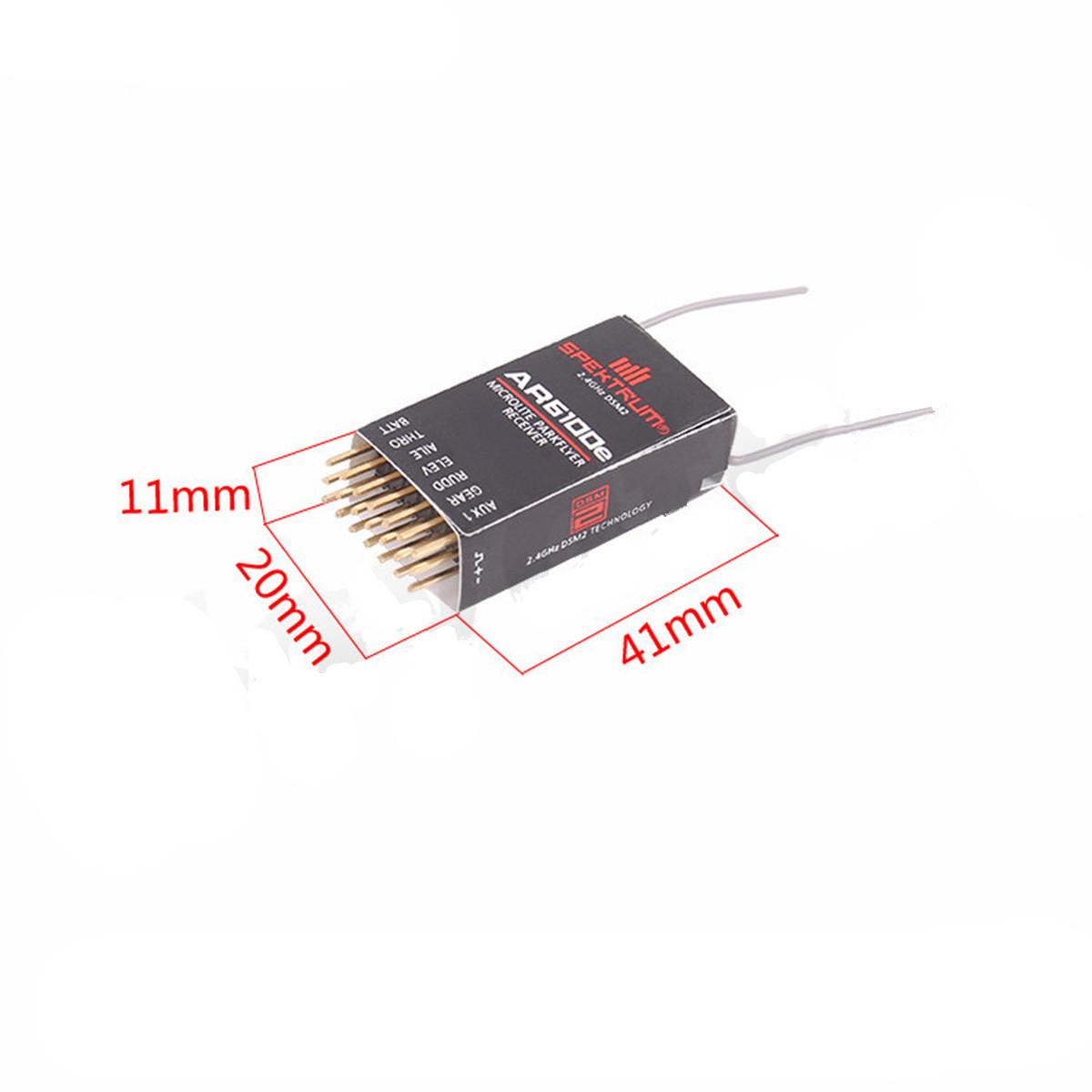 DSM2 AR6100E 6-Channel 2.4GHz RC Receiver Compatible SPEKTRUM JR Transmitter For RC Helicopters United States
DSM2 AR6100E 6-Channel 2.4GHz RC Receiver Compatible SPEKTRUM JR Transmitter For RC Helicopters United States