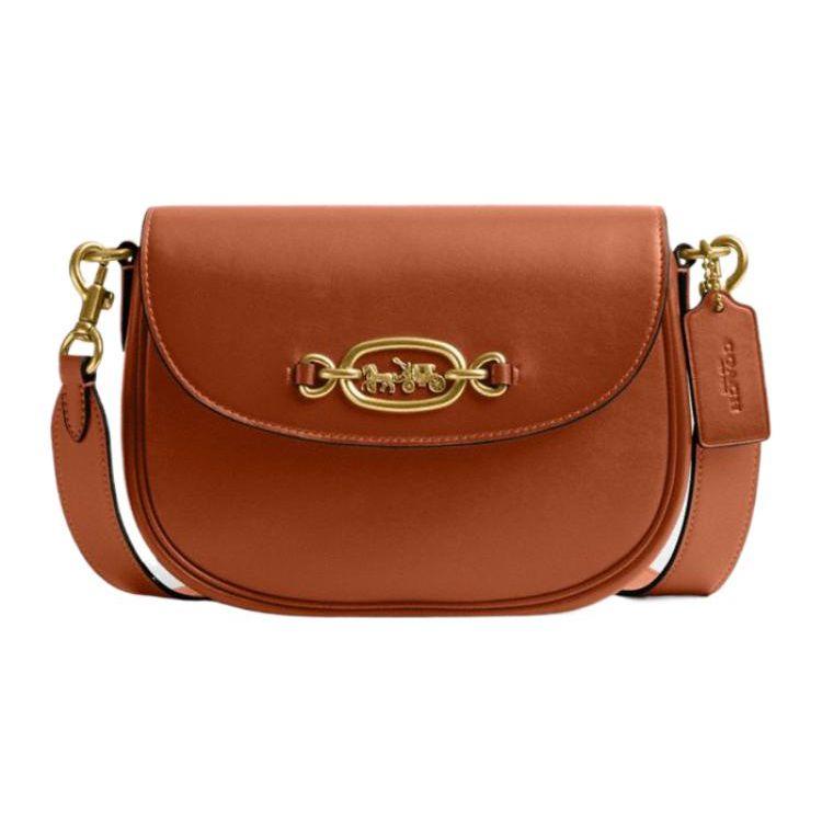 Coach Harley Solid Color Detachable Shoulder Strap Flap Closure Leather Crossbody Bag Small Unisex Crossbody Bag Amber CM705-B4BAR Basic Set (Bag+Dust Bag)
Coach Harley Solid Color Detachable Shoulder Strap Flap Closure Leather Crossbody Bag Small Unisex Crossbody Bag Amber CM705-B4BAR Basic Set (Bag+Dust Bag)