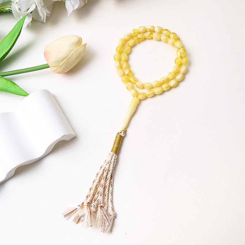 Middle Eastern 45-Bead Tassel Tasbih Bracelet жовтий
Middle Eastern 45-Bead Tassel Tasbih Bracelet жовтий