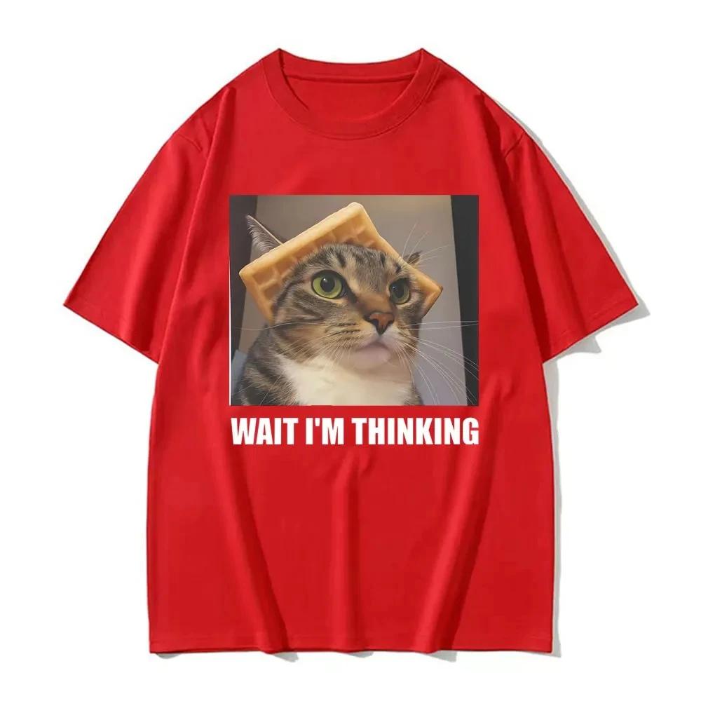 Wait Lm Thinking Funny Cat Meme Tee Shirt Women Clothing Fashion Humor Trend Tshirts Casual Kitten Printed Cute Y2k Streetwear 4XL
Wait Lm Thinking Funny Cat Meme Tee Shirt Women Clothing Fashion Humor Trend Tshirts Casual Kitten Printed Cute Y2k Streetwear 4XL