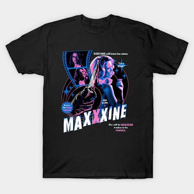 Men Black Print T-shirt Maxxxine Poster Design No-Cut Transfer Paper Print Cotton Tshirt 2XL чорний
Men Black Print T-shirt Maxxxine Poster Design No-Cut Transfer Paper Print Cotton Tshirt 2XL чорний
