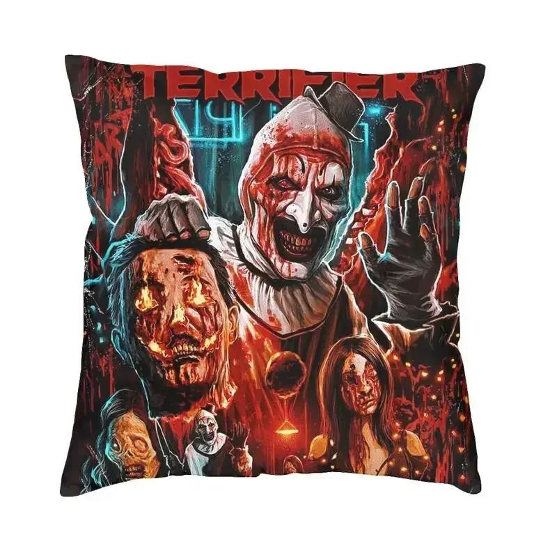 Horror Clown Halloween Movie Terrifier Cushion Cover Velvet Pillow Case Sofa Chair Square Pillowcase Living Room DecorationH,(2) 66x66cm
Horror Clown Halloween Movie Terrifier Cushion Cover Velvet Pillow Case Sofa Chair Square Pillowcase Living Room DecorationH,(2) 66x66cm