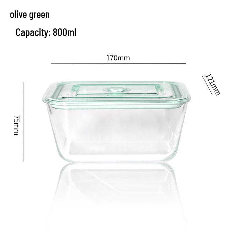 Large-Capacity Glass Storage Box for Fruits, Kimchi, and More - Light Luxury, Food-Grade, Sealed, and Ideal for Refrigeration. Long-800ML оливковое зеленый
Large-Capacity Glass Storage Box for Fruits, Kimchi, and More - Light Luxury, Food-Grade, Sealed, and Ideal for Refrigeration. Long-800ML оливковое зеленый