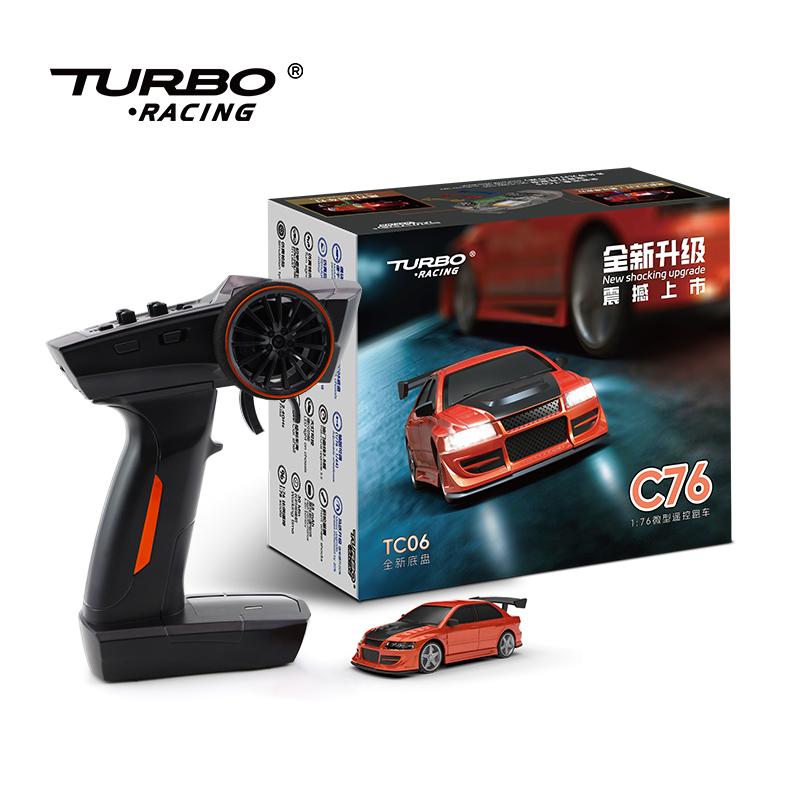 Turbo Racing 1/76 C76 Flat Running Racing Mini RC Car RTR On-road Remote Control Model Desktop Toys for Adults & Kids
Turbo Racing 1/76 C76 Flat Running Racing Mini RC Car RTR On-road Remote Control Model Desktop Toys for Adults & Kids