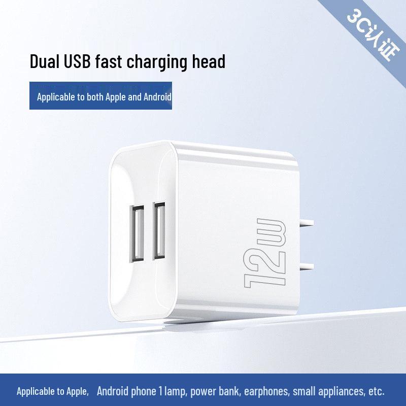 Multi-Port Fast Charger: Four-Port Head, Three USB, Compatible with Apple Devices
Multi-Port Fast Charger: Four-Port Head, Three USB, Compatible with Apple Devices