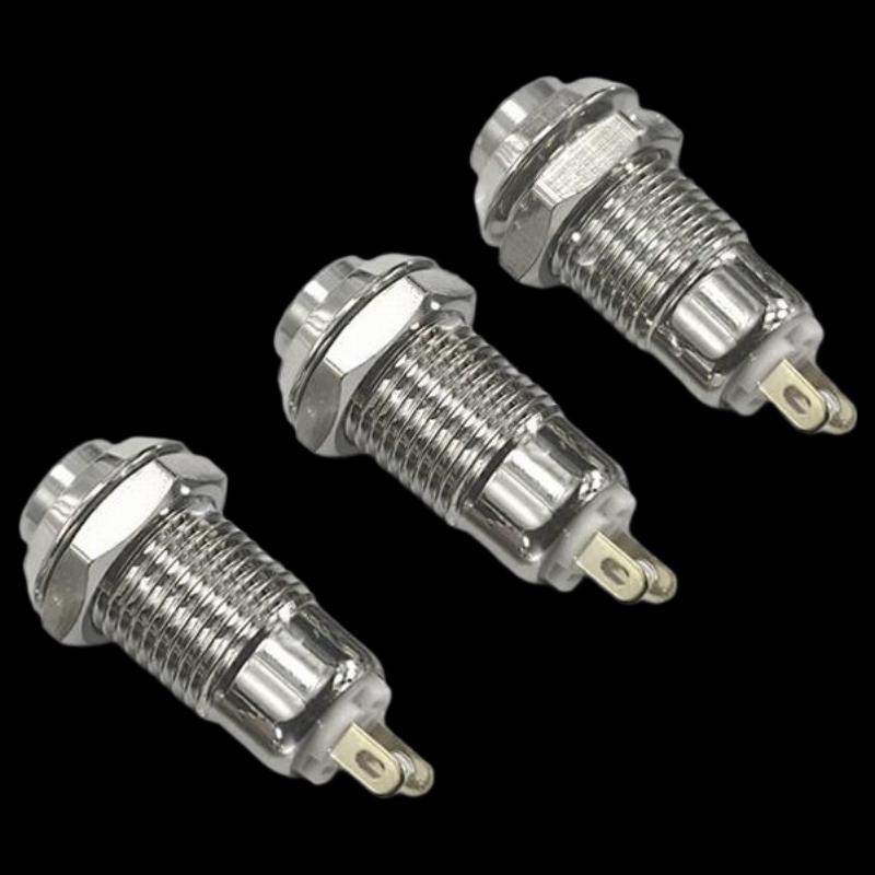 Lieve 4-Pack Silver High Head Metal Push Button Switches
Lieve 4-Pack Silver High Head Metal Push Button Switches