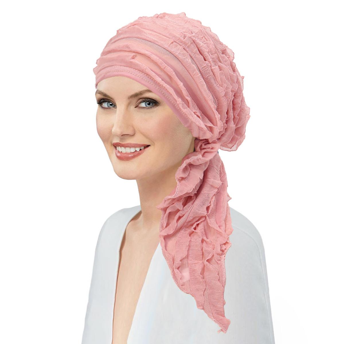Women Muslim Inner Hijab Hat Ruffle Headscarf Turban Head Wrap Bonnet Cap Headwear Turbante Mujer світло-рожевий колір
Women Muslim Inner Hijab Hat Ruffle Headscarf Turban Head Wrap Bonnet Cap Headwear Turbante Mujer світло-рожевий колір
