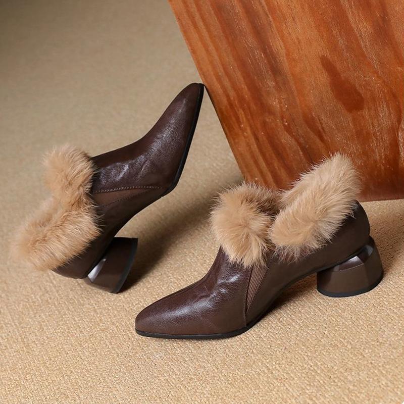 Autumn Women s Plush Warm Ankle Boots Elegant Pointed Toe High Heels Elastic Band Slip-on Chelsea Boots Fashion Block Heel Shoes 35 коричневый
Autumn Women s Plush Warm Ankle Boots Elegant Pointed Toe High Heels Elastic Band Slip-on Chelsea Boots Fashion Block Heel Shoes 35 коричневый