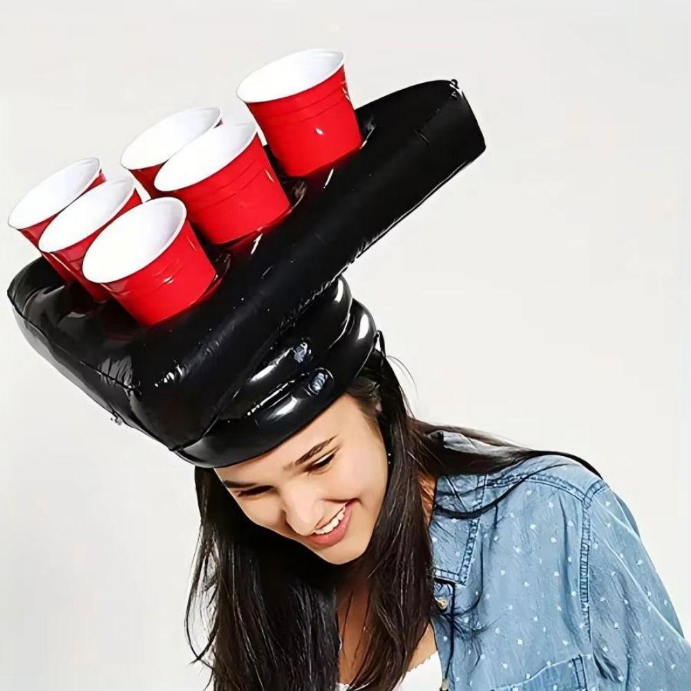 Beverage Coaster Inflatable Cup Holder Six Holes Hat Ball Throwing Toy Family Activity чорний
Beverage Coaster Inflatable Cup Holder Six Holes Hat Ball Throwing Toy Family Activity чорний