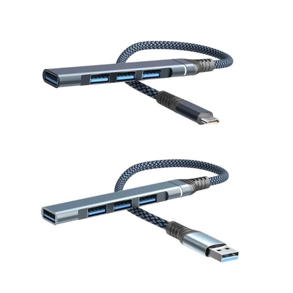 USB Splitter Adapter Expander For PC USB 3.0 Hub USB Splitter Type-C Hub Adapter Multiport Adapter
USB Splitter Adapter Expander For PC USB 3.0 Hub USB Splitter Type-C Hub Adapter Multiport Adapter