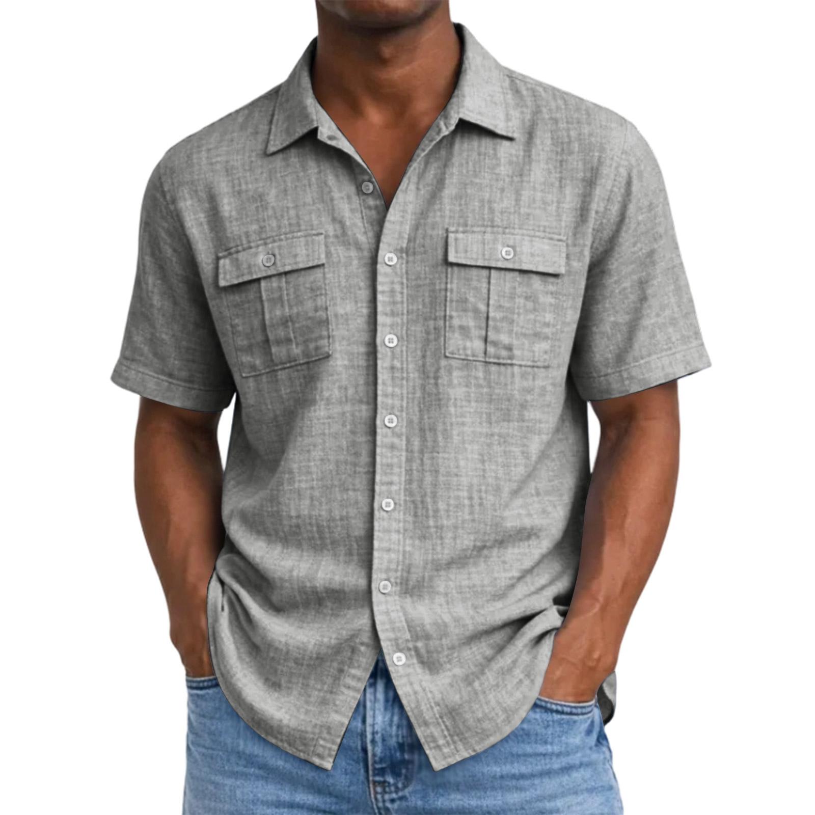Мужская повседневная и модная рубашка L
Мужская повседневная и модная рубашка L