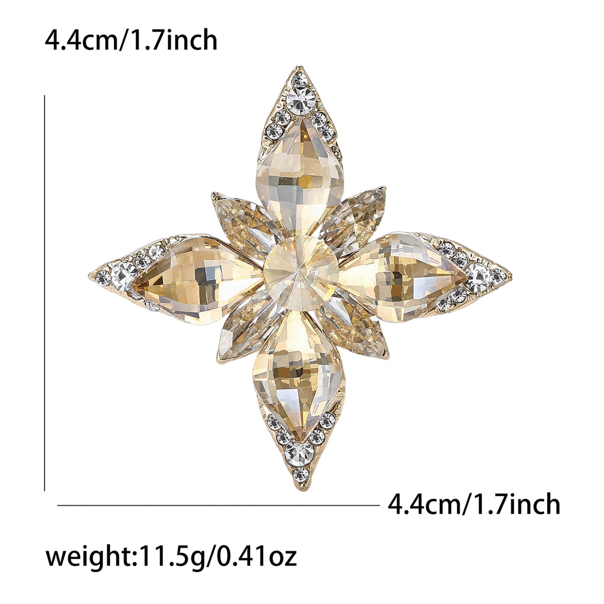 Rhinestone Brooch For Women Shining Geometric Flower Party Office Lapel Pins Gifts
Rhinestone Brooch For Women Shining Geometric Flower Party Office Lapel Pins Gifts