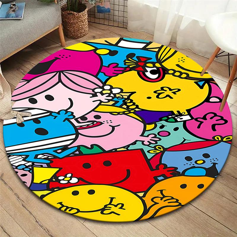 Mr. Men Little Miss Round Area Rug,Carpet Rug for Living Room Bedroom Sofa Playroom Decor,Non-slip Floor Mat 80cmx80cm
Mr. Men Little Miss Round Area Rug,Carpet Rug for Living Room Bedroom Sofa Playroom Decor,Non-slip Floor Mat 80cmx80cm