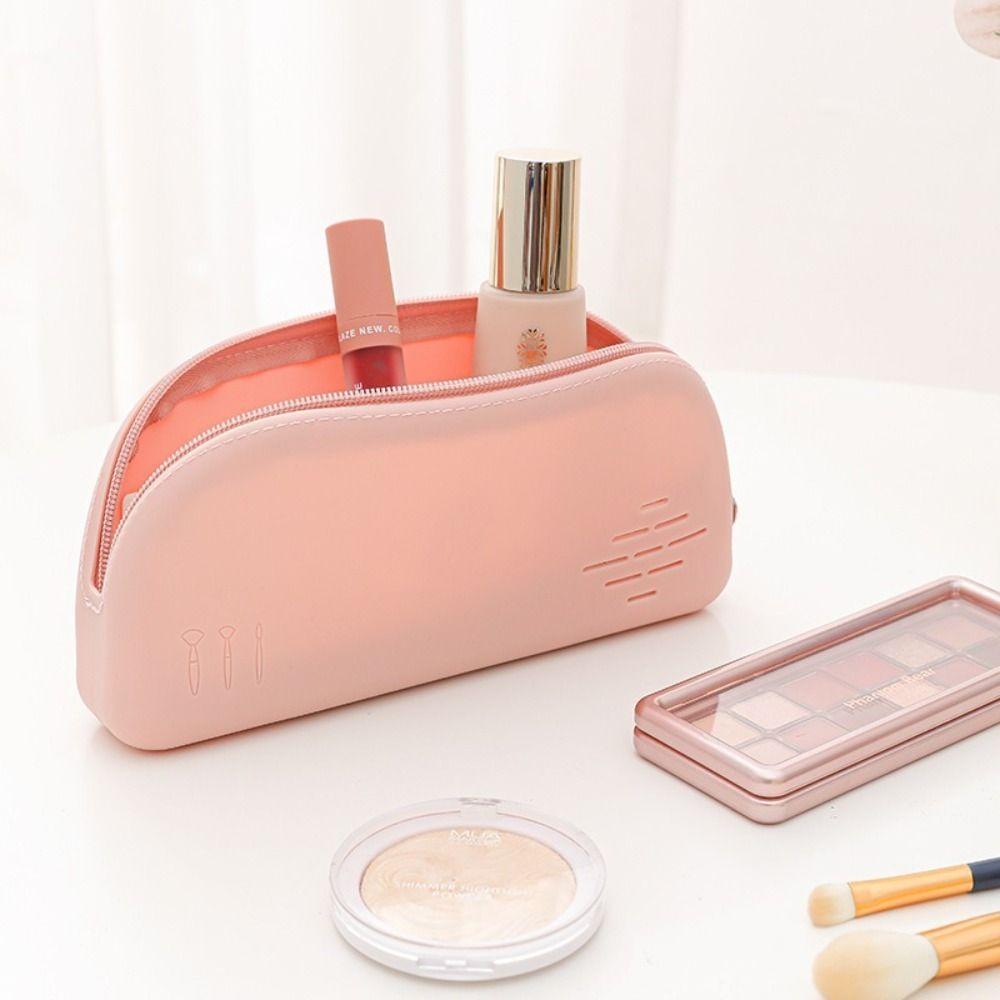 Dirt-resistant Silicon Makeup Brush Bag Waterproof Make Up Organizer Bag Toiletry Organizer хакі
Dirt-resistant Silicon Makeup Brush Bag Waterproof Make Up Organizer Bag Toiletry Organizer хакі