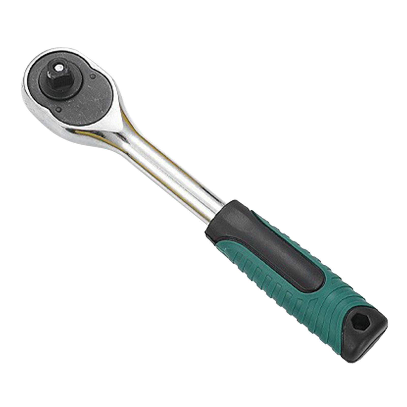 Быстросъемная трещотка CRV 38 24 зуба Эргономичная резиновая рукоятка Инструмент для авторемонта
Быстросъемная трещотка CRV 38 24 зуба Эргономичная резиновая рукоятка Инструмент для авторемонта