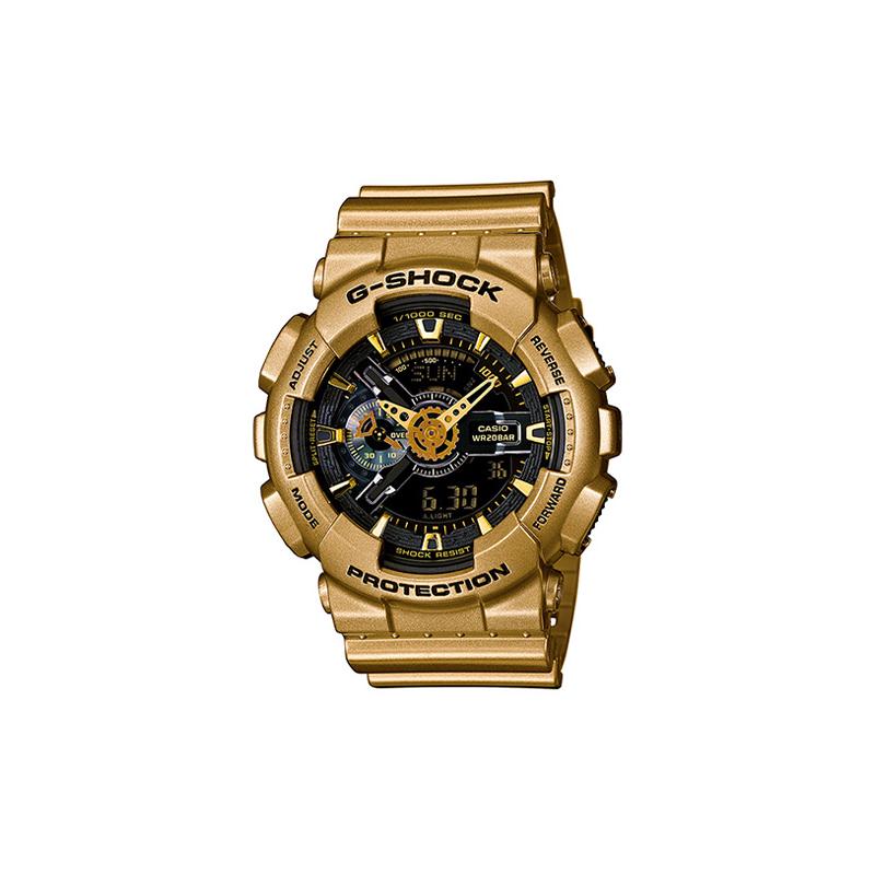 Casio LCD/pointer dual display series G-SHOCK series gold series fashion trend classic sports shockproof and antimagnetic watch quartz GA-110GD-9B золотой
Casio LCD/pointer dual display series G-SHOCK series gold series fashion trend classic sports shockproof and antimagnetic watch quartz GA-110GD-9B золотой