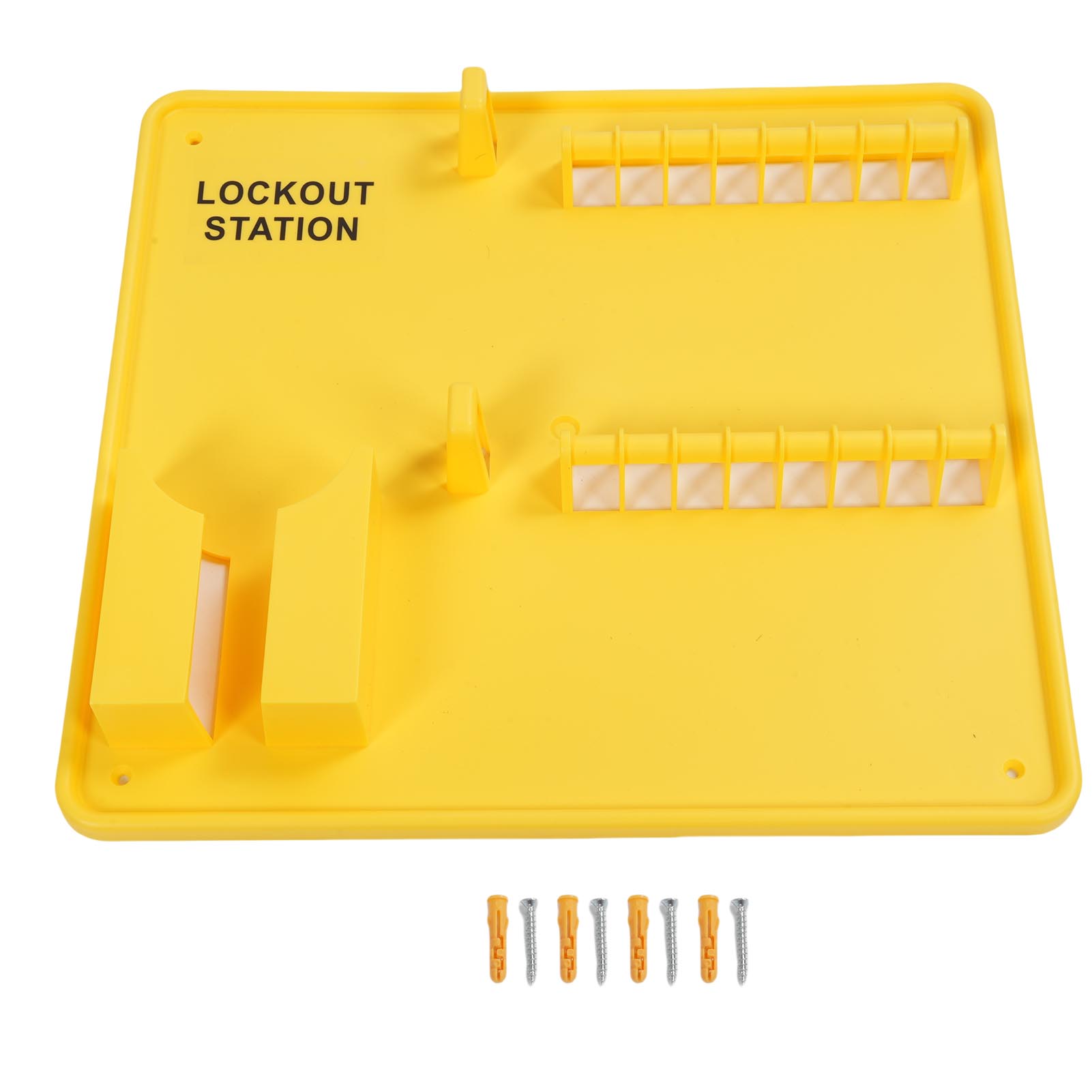 Lockout Tagout Station Enough Storage Space Wall Mount PC Heatproof Industrial Safety Padlock LOTO
Lockout Tagout Station Enough Storage Space Wall Mount PC Heatproof Industrial Safety Padlock LOTO