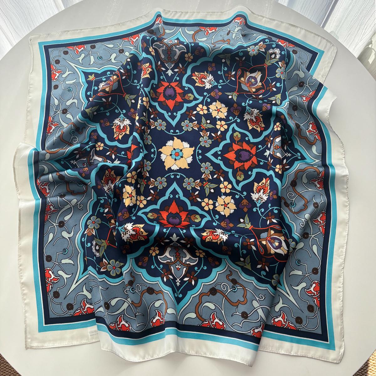 Scarf Silk Imitation Women Square Scarves Floral Print Neckerchief Bandana Lady Shawl Scarves Wrap Head Hair Band Ties
Scarf Silk Imitation Women Square Scarves Floral Print Neckerchief Bandana Lady Shawl Scarves Wrap Head Hair Band Ties