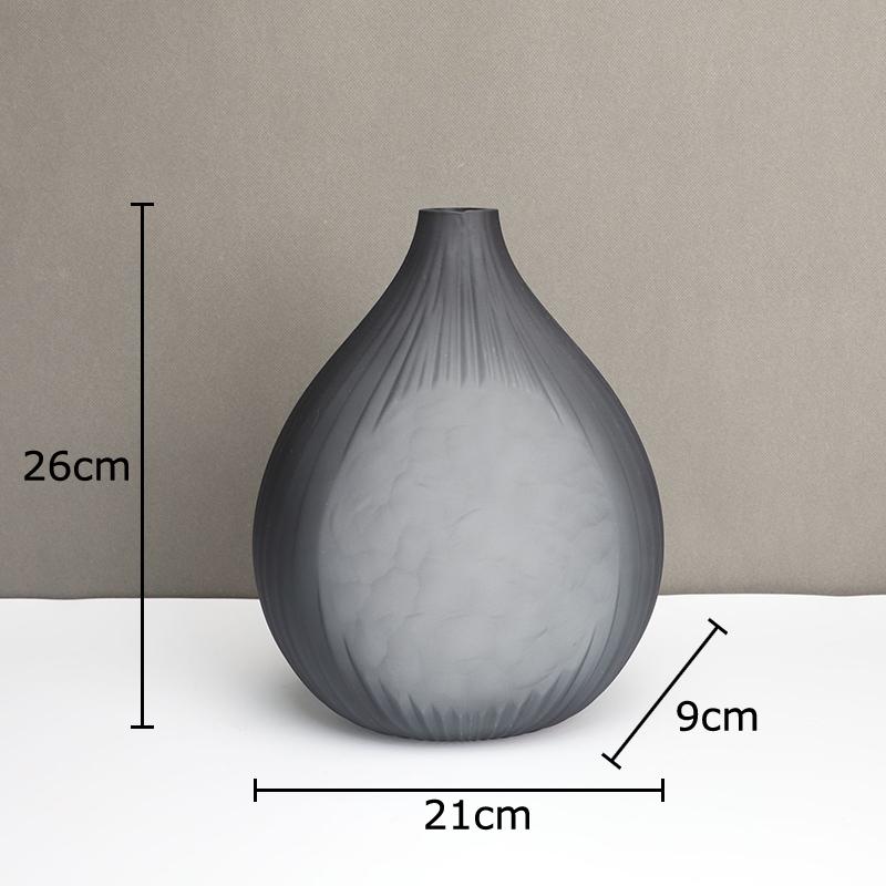 Creative Grey Glass Vase Table Decoration Artificial Flowers Decorative Flower Arrangement Floral Vases Room Aesthetic Decor
Creative Grey Glass Vase Table Decoration Artificial Flowers Decorative Flower Arrangement Floral Vases Room Aesthetic Decor