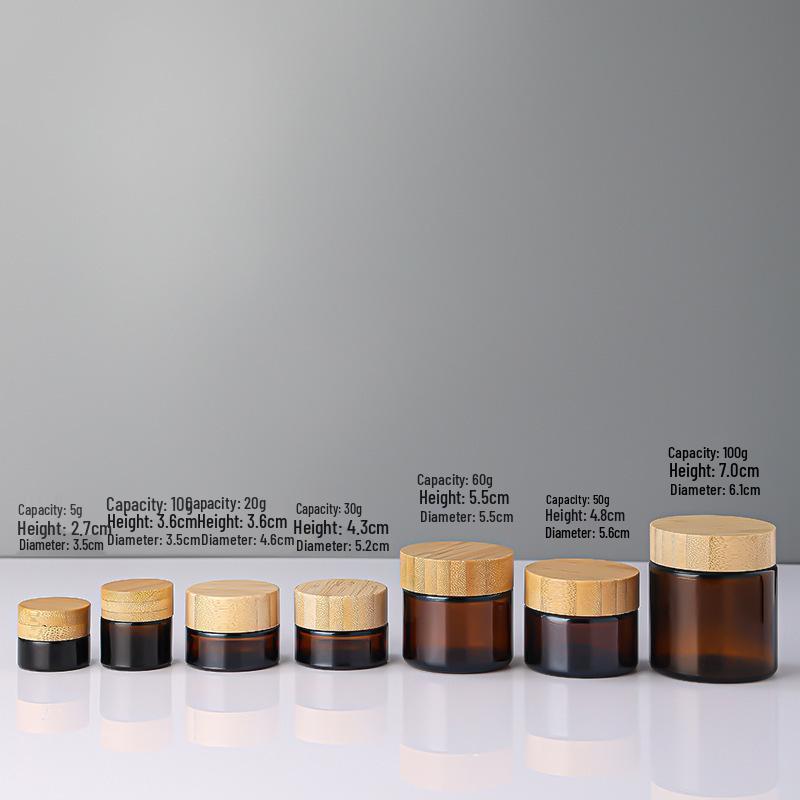 Travel-Size Skincare Set: Refillable Bamboo Lid Cream Bottles & Light-Blocking Glass Eye Cream Jars 5g Bamboo Lid Glass Jar
Travel-Size Skincare Set: Refillable Bamboo Lid Cream Bottles & Light-Blocking Glass Eye Cream Jars 5g Bamboo Lid Glass Jar