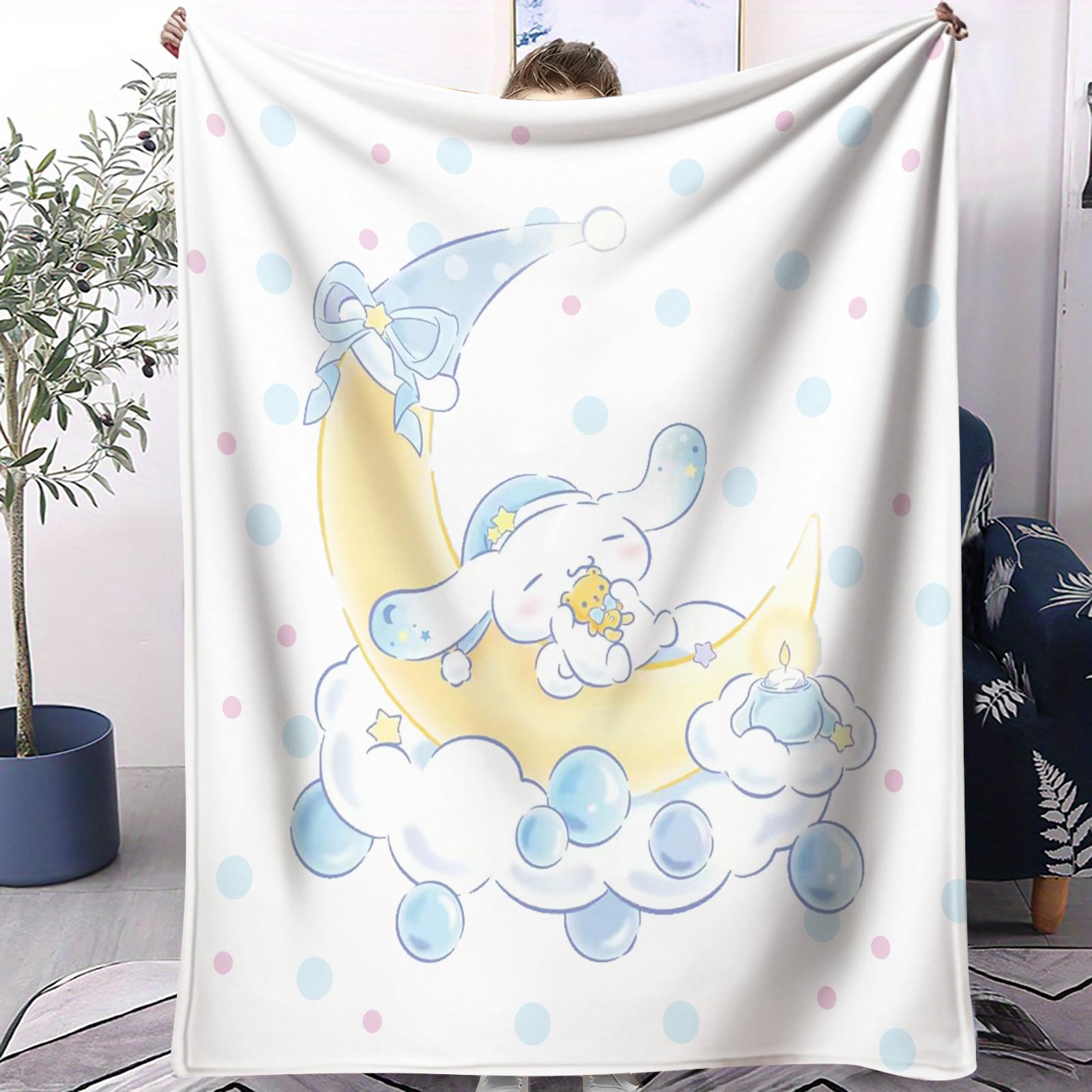 Cute Sanrio Cinnamoroll Small Cover Blanket All Season Soft SkinFriendly Bed Bedroom Dorm Sofa Lunch Camping Nursery Room Gift 70x100cm
Cute Sanrio Cinnamoroll Small Cover Blanket All Season Soft SkinFriendly Bed Bedroom Dorm Sofa Lunch Camping Nursery Room Gift 70x100cm