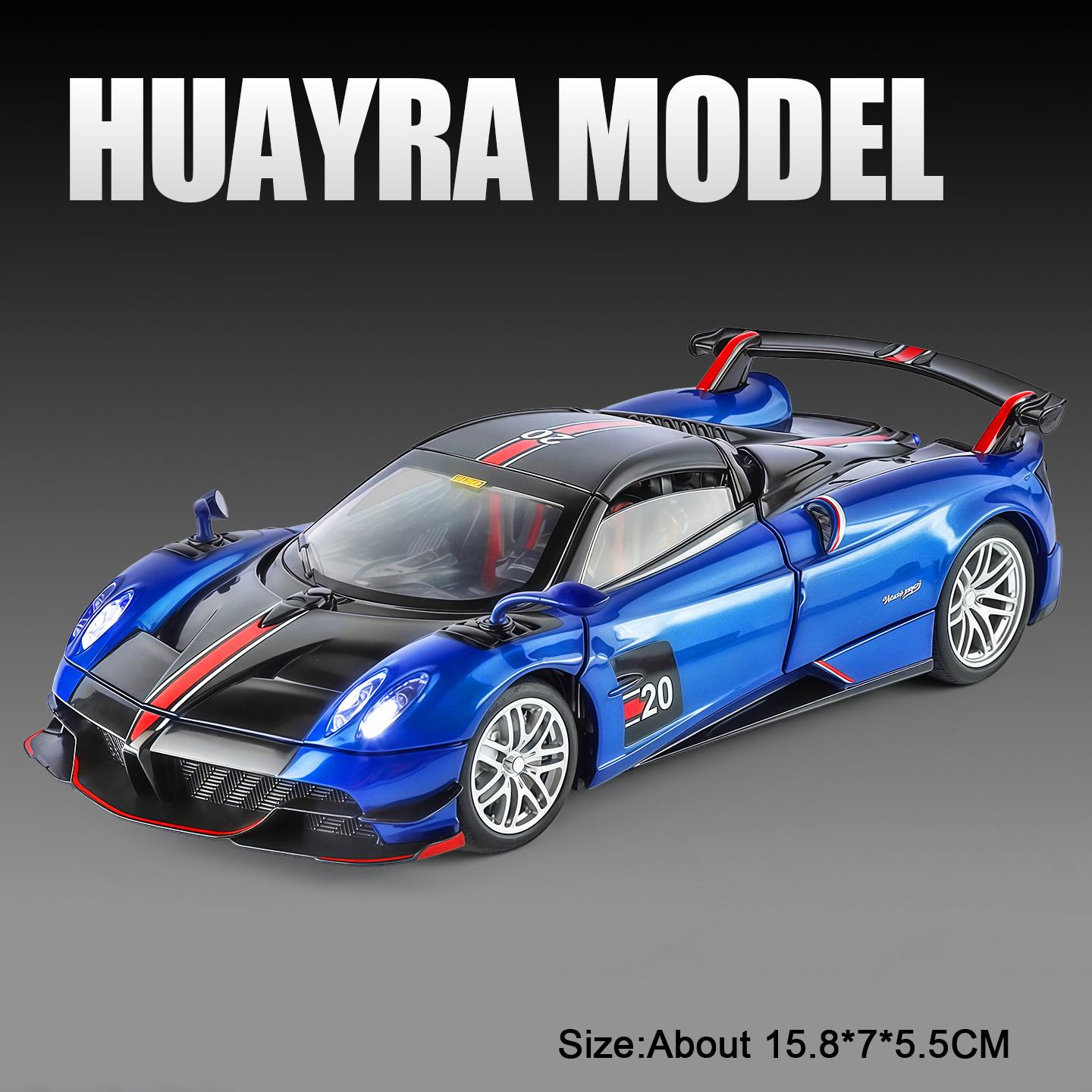 1:32 Pagani Huayra BC Zonda R Miniature Sports Car Alloy Diecast Model Toys Sound Light Pull Back Doors Opened Vehice Boys Gifts
1:32 Pagani Huayra BC Zonda R Miniature Sports Car Alloy Diecast Model Toys Sound Light Pull Back Doors Opened Vehice Boys Gifts