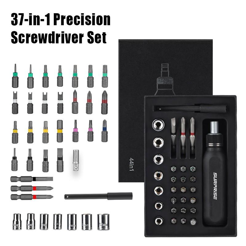 37-IN-1 Screwdriver Set Cross&Flat Screwdriver Bit Household Screwdriver Set With Ratchet And Screwdriver Head
37-IN-1 Screwdriver Set Cross&Flat Screwdriver Bit Household Screwdriver Set With Ratchet And Screwdriver Head