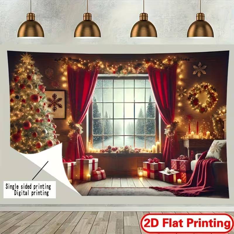 2D Flat Printing Christmas Backdrop for Family Holiday & Christmas Parties 47.2x31.5inch/120*80cm
2D Flat Printing Christmas Backdrop for Family Holiday & Christmas Parties 47.2x31.5inch/120*80cm